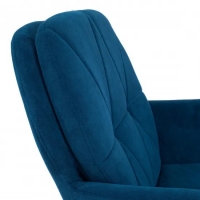 Кресло GARDA (флок синий) - Изображение 4